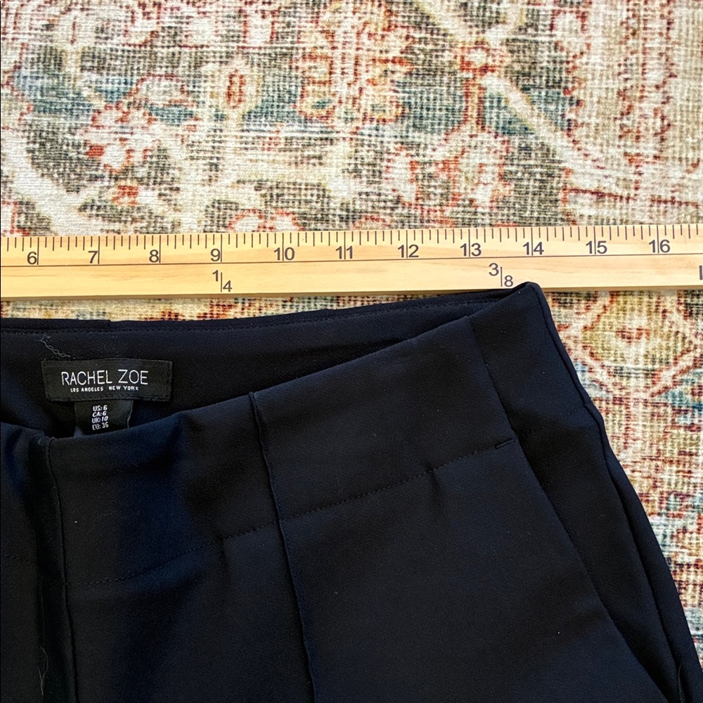 Rachel Zoe women’s black Trousers size 6 - Picture 3 of 9